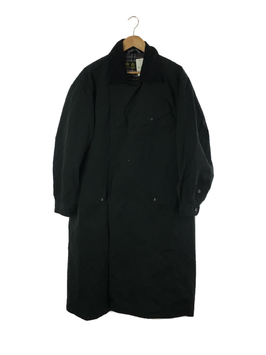 Barbour◆AER JACKET/コート/40/ポリエステル/BLK/2002315/※ベルト欠品