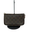【中古】LOUIS VUITTON◆1)ポシェット・アクセソワール_モノグラム・キャンバス_BRW/PVC/BRW【バッグ】(4)