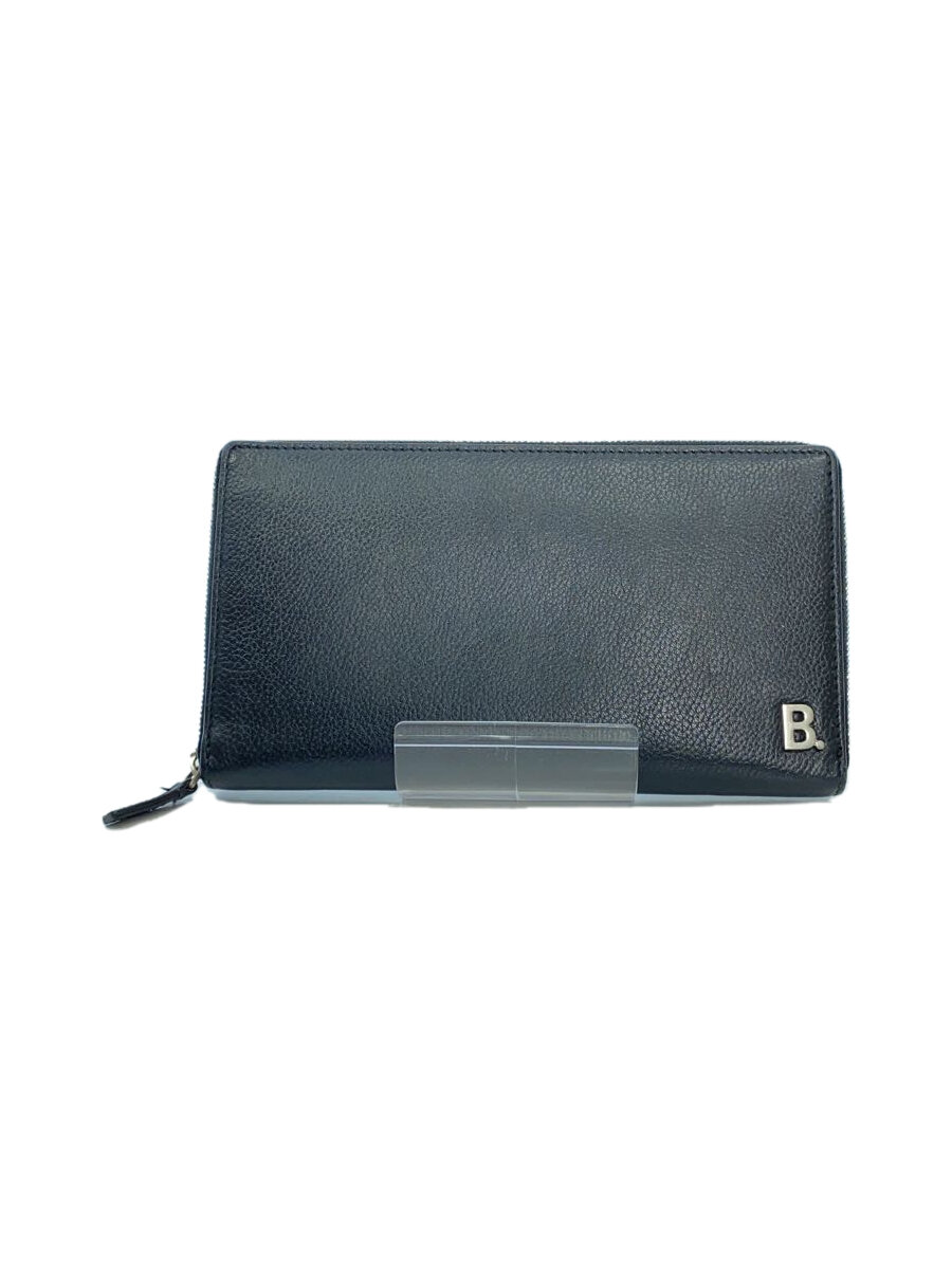 【中古】BALENCIAGA◆長財布/--/BLK/無地/メンズ/601352/黒【服飾雑貨他】