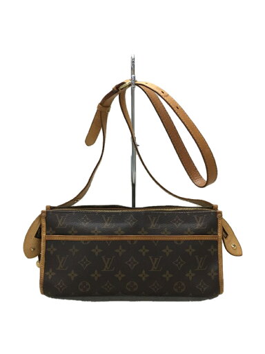 【中古】LOUIS VUITTON◆ポパンクールロン_モノグラム_BRW/PVC/BRW【バッグ】 【中古】LOUIS VUITTON◆ポパンクールロン_モノグラム_BRW/PVC/BRW【バッグ】