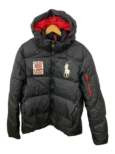 【中古】POLO RALPH LAUREN◆ダウンジャケット/L/ナイロン/ブラック/7286001SPTD/ビッグポニー【メンズウェア】 【中古】POLO RALPH LAUREN◆ダウンジャケット/L/ナイロン/ブラック/7286001SPTD/ビッグポニー【メンズウェア】