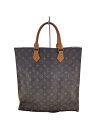 【中古】LOUIS VUITTON◆1)サック・プラ_モノグラム_BRW/PVC/BRW【バッグ】