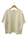 【中古】YLEVE◆Tシャツ/5/コットン/CRM/無地/170-4166066【メンズウェア】