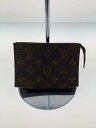【中古】LOUIS VUITTON◆ポッシュ・トワレット15_モノグラム・キャンバス_BRW/角擦れ、金具変色、ひび割有【バッグ】(4)