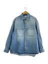 【中古】HED MAYNER◆23AW/Denim Overshirt/長袖シャツ/XS/デニム/IDG/HMMZ67015T【メンズウェア】