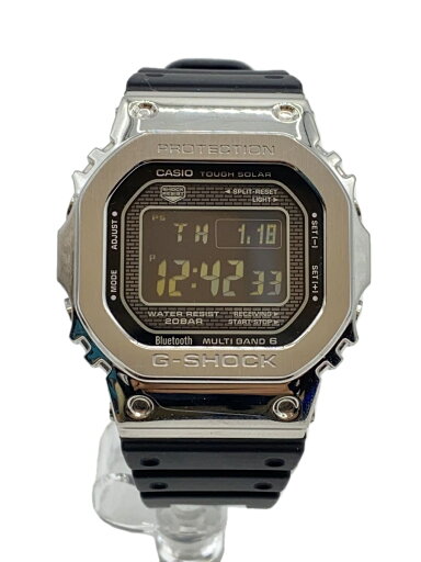 【中古】CASIO◆ソーラー腕時計・G-SHOCK/デジタル/SLV/BLK/SS【服飾雑貨他】 【中古】CASIO◆ソーラー腕時計・G-SHOCK/デジタル/SLV/BLK/SS【服飾雑貨他】