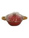 【中古】鍋/24cm/EMAILLE/GoodPlus+/レッド/RED【キッチン用品】