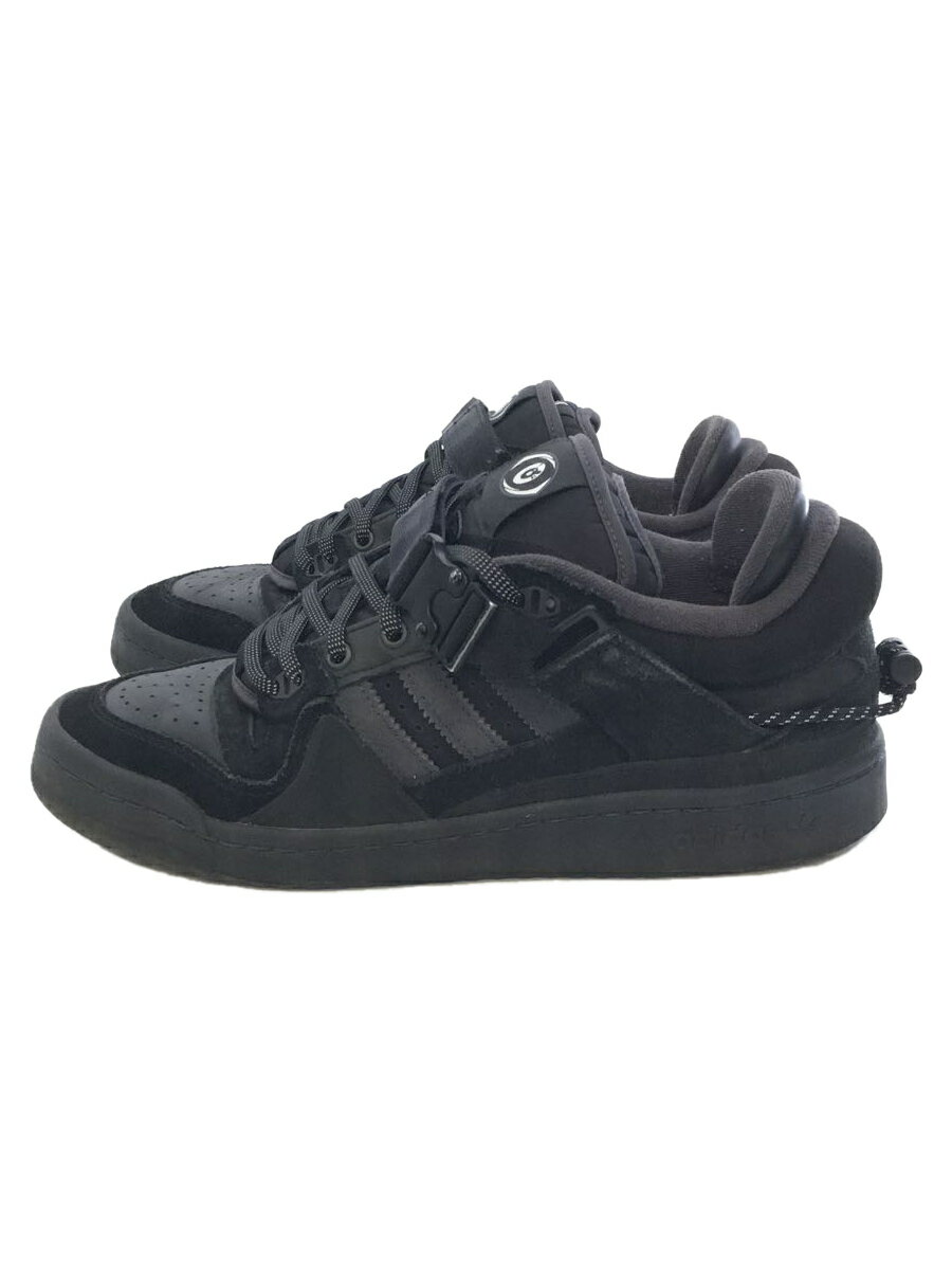 【中古】adidas◆BAD BUNNY X FORUM LOW_バッド・バニー X フォーラム ロー/26.5cm/BLK【シューズ】