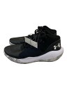 【中古】UNDER ARMOUR◆バスケットシューズ/28.5/BLK/3025348-001【スポーツ】