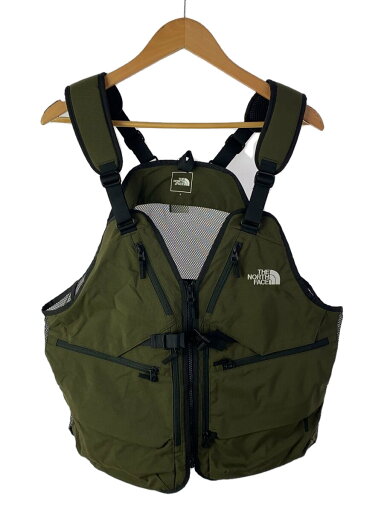 【中古】THE NORTH FACE◆GEAR MESH VEST_ギアメッシュベスト/L/ナイロン/GRN【メンズウェア】 【中古】THE NORTH FACE◆GEAR MESH VEST_ギアメッシュベスト/L/ナイロン/GRN【メンズウェア】