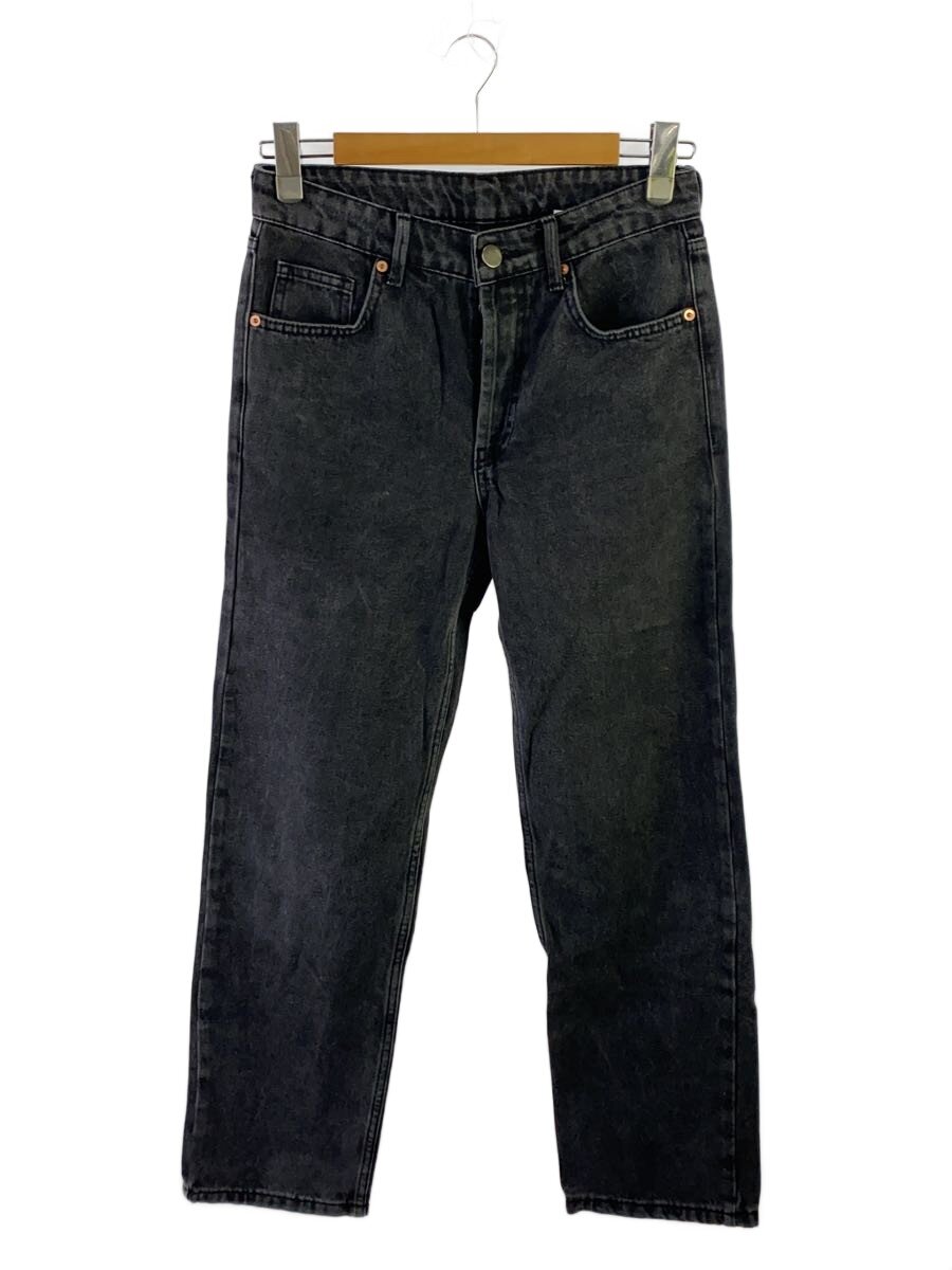 【中古】ボトム/24/デニム/BLK/無地【レディースウェア】