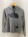 【中古】THE NORTH FACE◆COLOR HEATHERED SWEAT HOODIE/S/ポリエステル/GRY【メンズウェア】