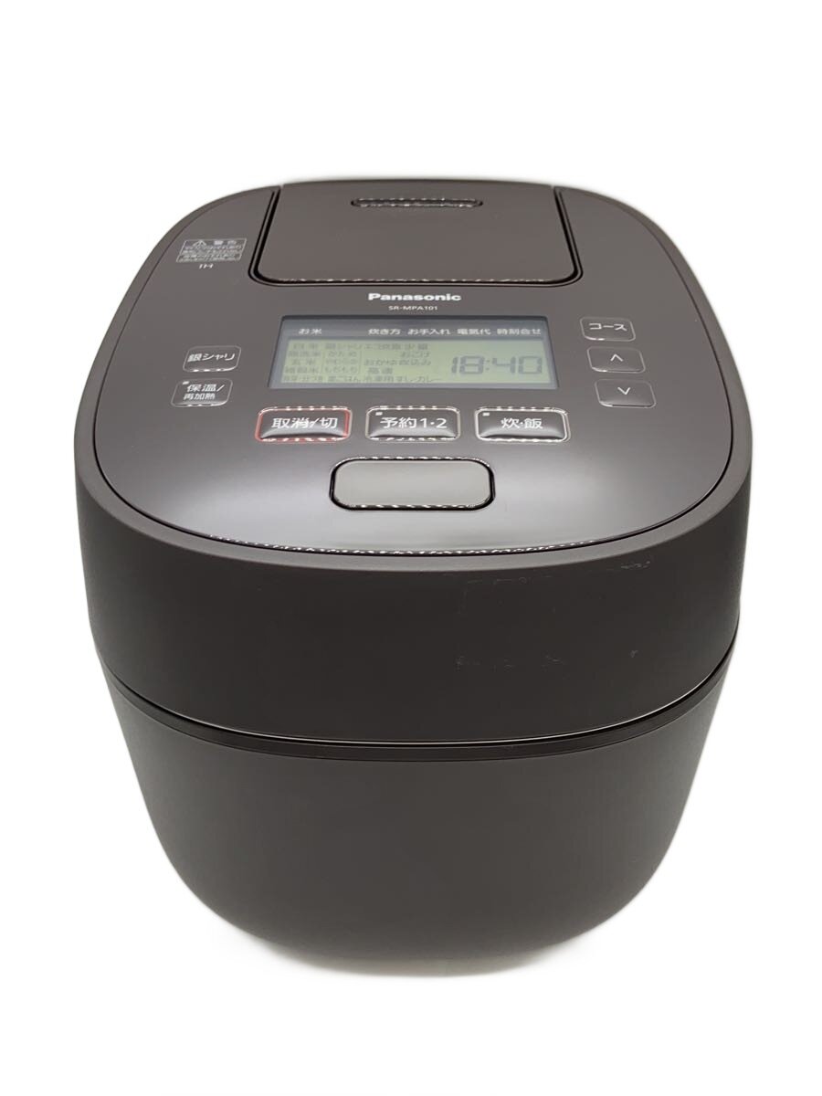 【中古】Panasonic◆炊飯器 SR-MPA101-T【家電 ビジュアル オーディオ】