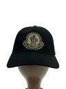【中古】MONCLER◆キャップ/--/コットン/ブラック/メンズ/j20913b000140u162【服飾雑貨他】(4)