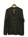 【中古】Rick Owens◆Peter Cardigan/カーディガン(薄手)/M/ウール/BRW/RU02B2608-M/22AW【メンズウェア】