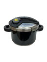 【中古】whonder chef/圧力鍋/容量:4L/BLK【キッチン用品】