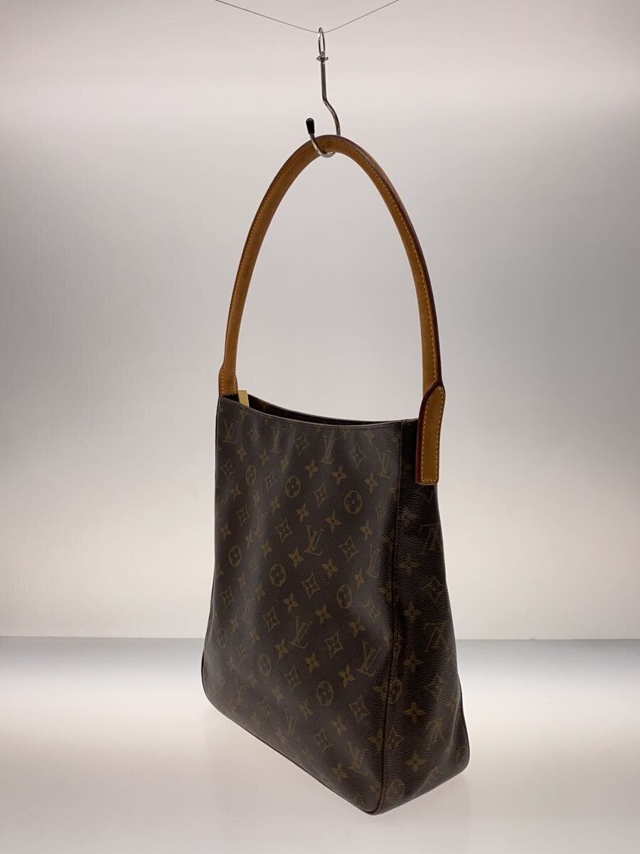 2nd STREET 楽天市場店の【中古】LOUIS VUITTON◆ルーピングGM_モノグラム・キャンバス/PVC/BRW/総柄//【バッグ】｜アングル2