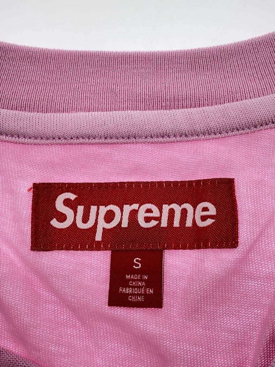 【中古】Supreme◆Tシャツ/S/コットン/PNK/無地24SS/Cracked Arc S/S TOP【メンズウェア】