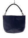 【中古】GIANNI CHIARINI◆ショルダーバッグ/レザー/NVY/無地【バッグ】