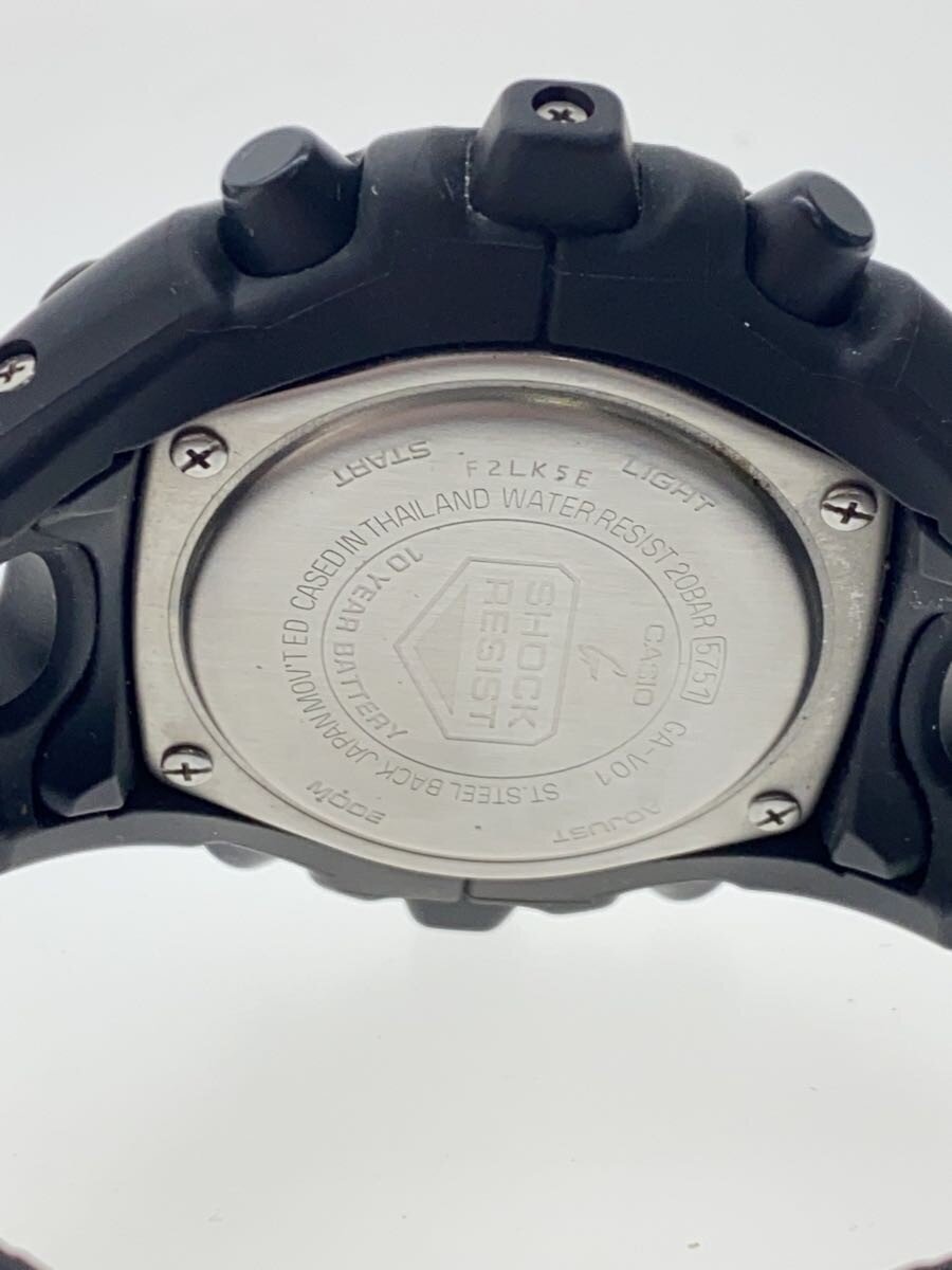 【中古】CASIO◆クォーツ腕時計_G-SHOCK/デジアナ/ラバー/BLK/BLK/SS【服飾雑貨他】 3