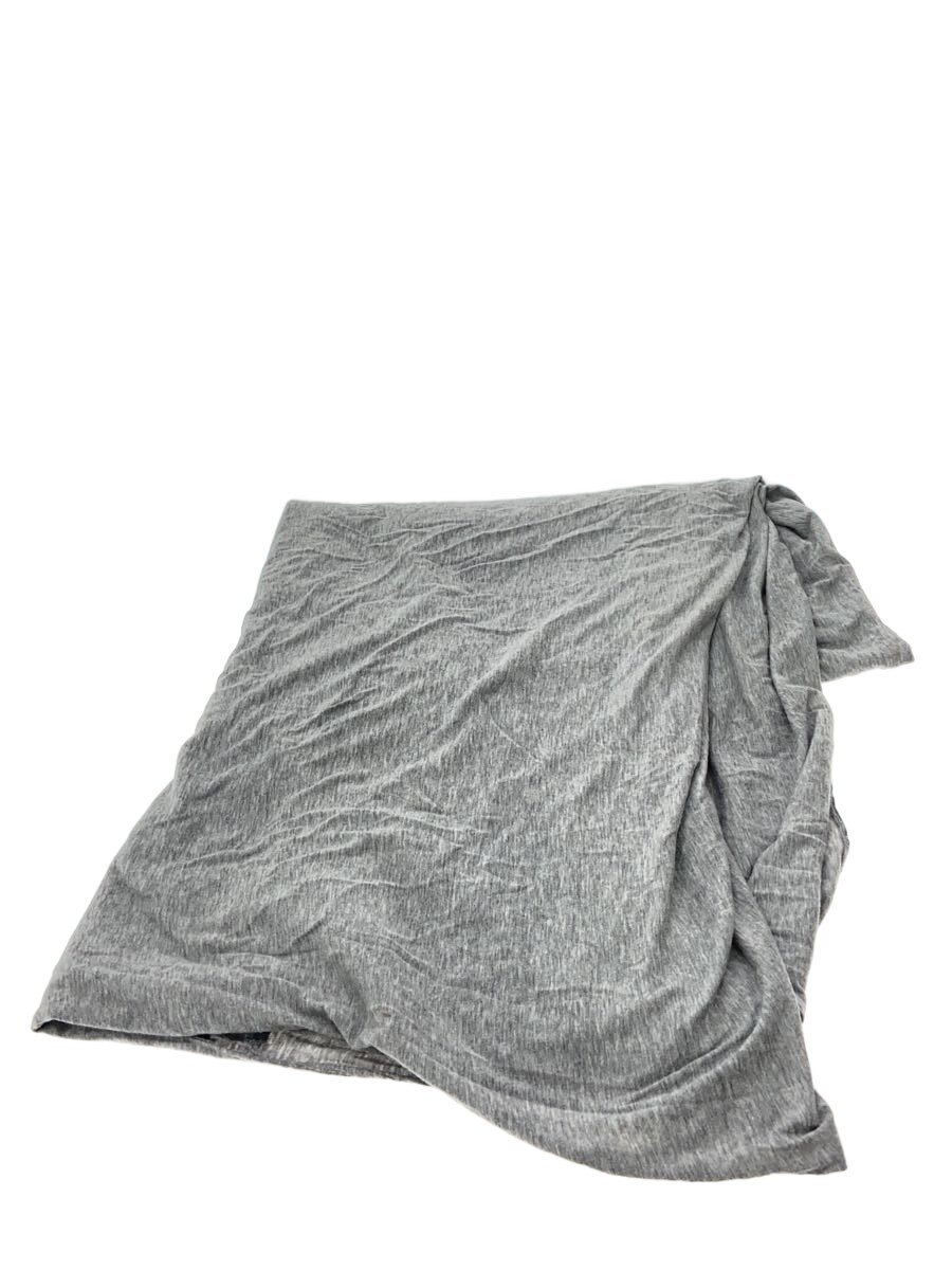 【中古】COMME des GARCONS◆カットソー地大判ストール/コットン/GRY/レディース//【服飾雑貨他】