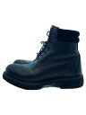 【中古】Timberland◆ティンバーランド/レインブーツ/25.5cm/ブラック/レザー【シューズ】