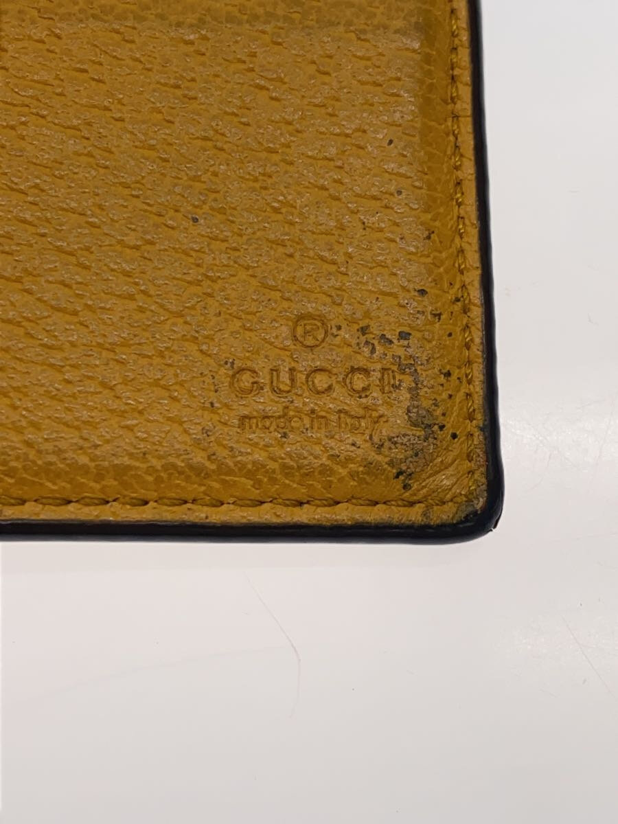 【中古】GUCCI◆2つ折り財布/レザー/BRW/モノグラム/メンズ/473954【服飾雑貨他】