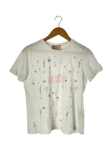 【中古】ERMANNO FIRENZE/Tシャツ/44/コットン/WHT/SB0828205【レディースウェア】 【中古】ERMANNO FIRENZE/Tシャツ/44/コットン/WHT/SB0828205【レディースウェア】