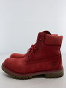 【中古】Timberland◆ハイカットスニーカー/US7.5/RED/A1149 3940【シューズ】