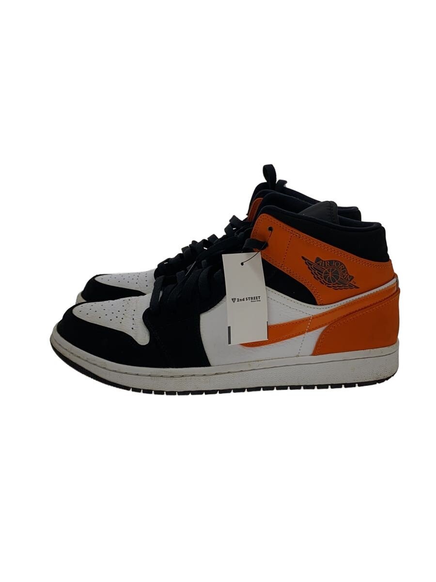 NIKE◆AIR JORDAN 1 MID/エアジョーダン1ミッド/ブラック/554724-058/29cm/BLK