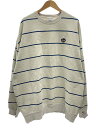 【中古】Keboz◆スウェット/XXL/コットン/CRM【メンズウェア】
