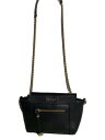 【中古】FURLA◆ショルダーバッグ/--/GRY/無地【バッグ】