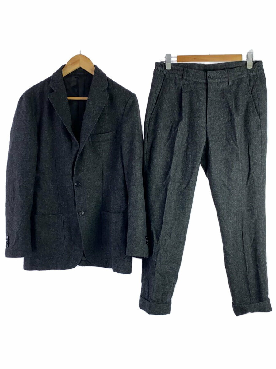 【中古】RING JACKET◆セットアップ/L/ポリエステル/BLK/GWSJ2423AD/GWSP2423AD//【メンズウェア】