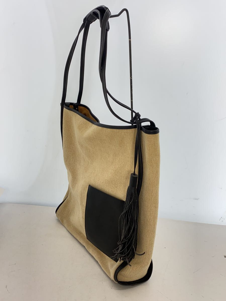 【中古】Mila Owen◆キャンバストートバッグ/09WGB211535/タッセル/アイボリー//【バッグ】 jumblestore-37648651 2nd STREET 楽天市場店 サンプル画像2