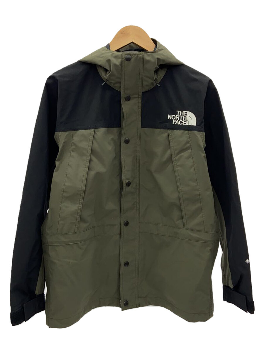 【中古】THE NORTH FACE◆MOUNTAIN LIGHT JACKET_マウンテンライトジャケット/S/ナイロン/KHK【メンズウェア】