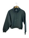 【中古】LUI’S◆スウェット/FREE/ポリエステル/GRY/25SS/リラックスライトウェイトハーフZIP/タグ付【レディースウェア】