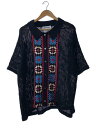 【中古】discovered◆24SS/CROCHET LINE KNIT SHIRTS/3/DC-SS24-KN-13【メンズウェア】