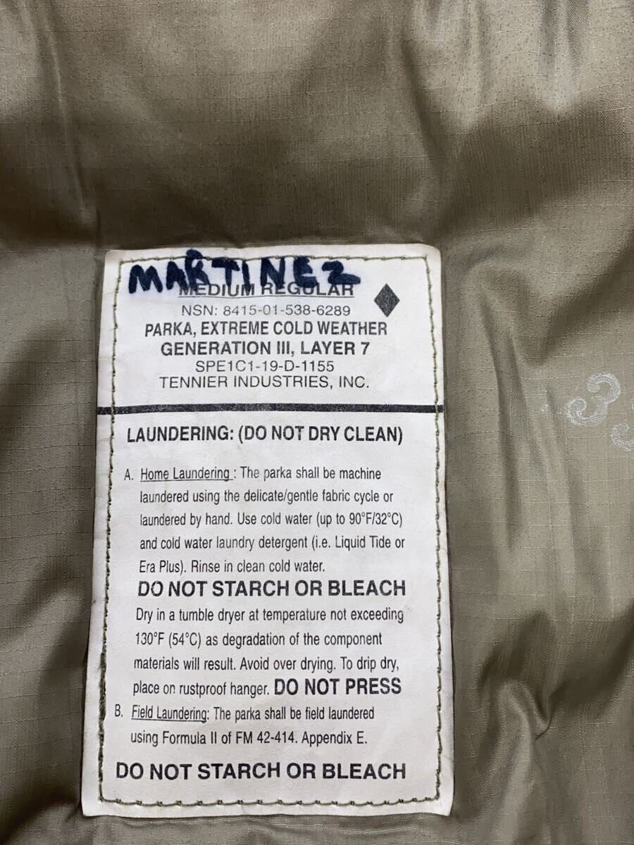 【中古】US.ARMY◆ジャケット/M/--/KHK/8415-01-538-6289【メンズウェア】