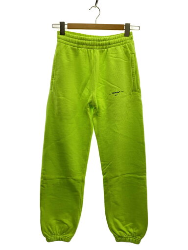 【中古】OFF-WHITE◆ボトム/XS/コットン/YLW【メンズウェア】 【中古】OFF-WHITE◆ボトム/XS/コットン/YLW【メンズウェア】