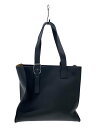 【中古】LOEWE◆トートバッグ/レザー/BLK【バッグ】