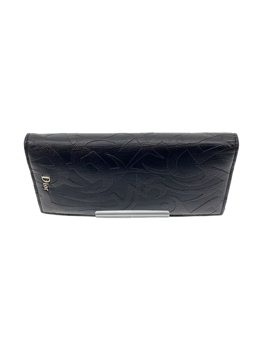 【中古】Dior HOMME◆2つ折り財布/レザ