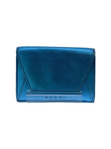 【中古】MARNI◆3つ折り財布/--/BLU/レディース【服飾雑貨他】 【中古】MARNI◆3つ折り財布/--/BLU/レディース【服飾雑貨他】