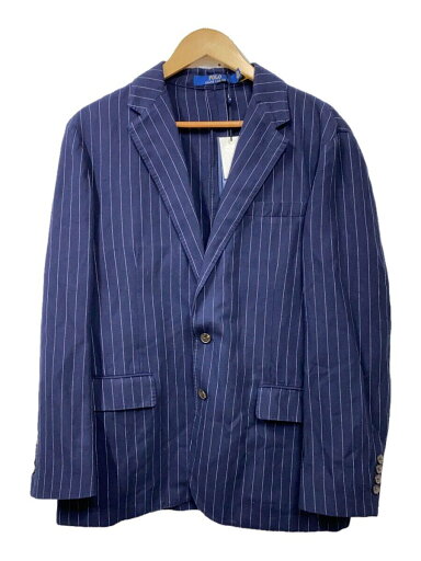 【中古】POLO RALPH LAUREN◆ソフトモダンピンストライプ/セットアップ/42/コットン/NVY/ストライプ//【メンズウェア】 【中古】POLO RALPH LAUREN◆ソフトモダンピンストライプ/セットアップ/42/コットン/NVY/ストライプ//【メンズウェア】