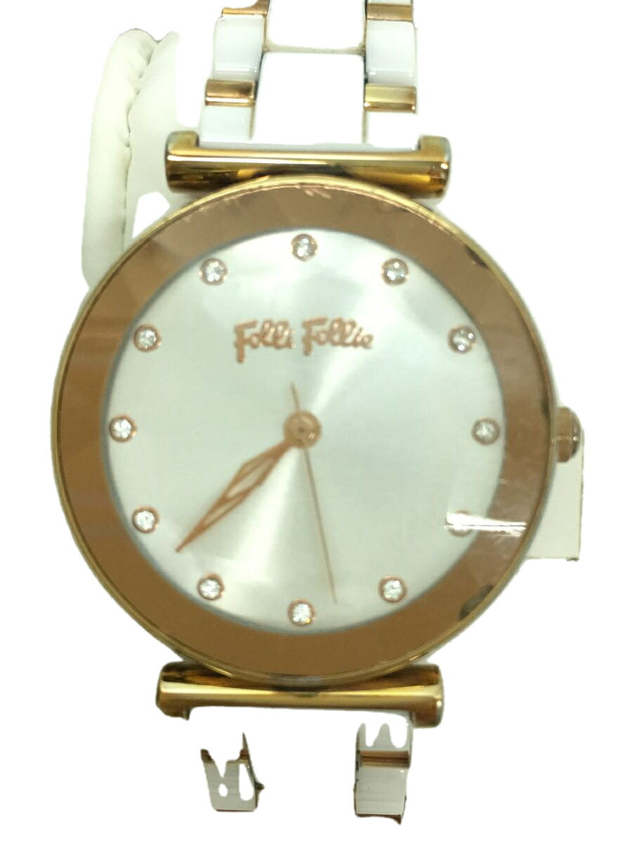 【中古】Folli Follie◆クォーツ腕時計