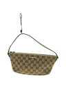 【中古】GUCCI◆アクセサリーポーチ_GGキャンバス/キャンバス【バッグ】