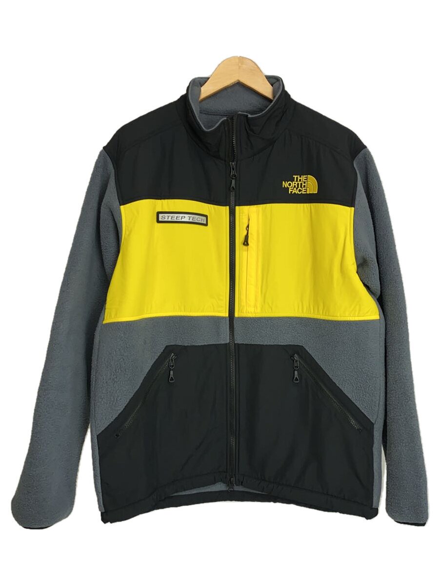 THE NORTH FACE◆STEEP TECH ZIP FREECE_スティープテックジップフリース/XL/ポリエステル/GRY