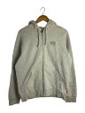 【中古】Supreme◆World Famous Zip Up Hooded Sweatshirt/ジップパーカー/M/コットン/GRY【メンズウェア】