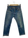 【中古】Levi’s◆97年製 501 USA製/30/インディゴ/501-0000/裾ダメージ有【メンズウェア】