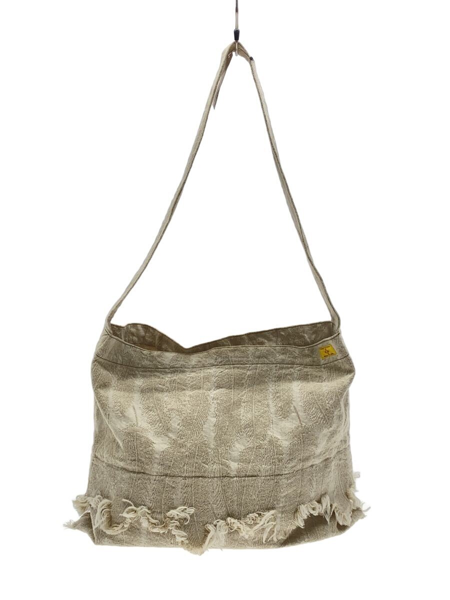 KAPITAL◆BOOK BAG/12oz feather/ショルダーバッグ/コットン/BEG/EK-1452