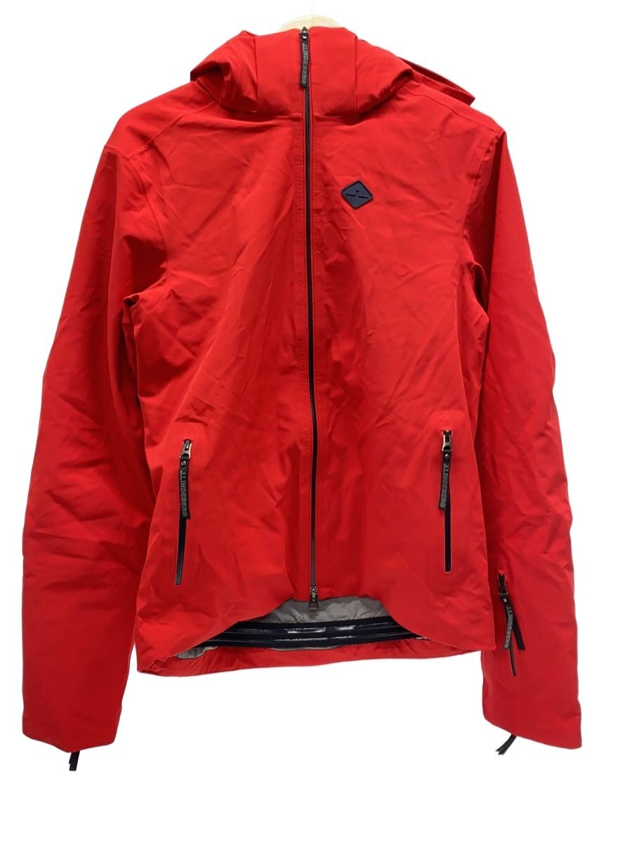 【中古】J.LINDEBERG◆ウェアー/S/RED/074-57020【スポーツ】